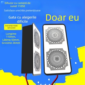 Carcasă impermeabilă pentru difuzor 11050, 4 Ω, 5 W, oglindă de baie inteligentă cu difuzor digital