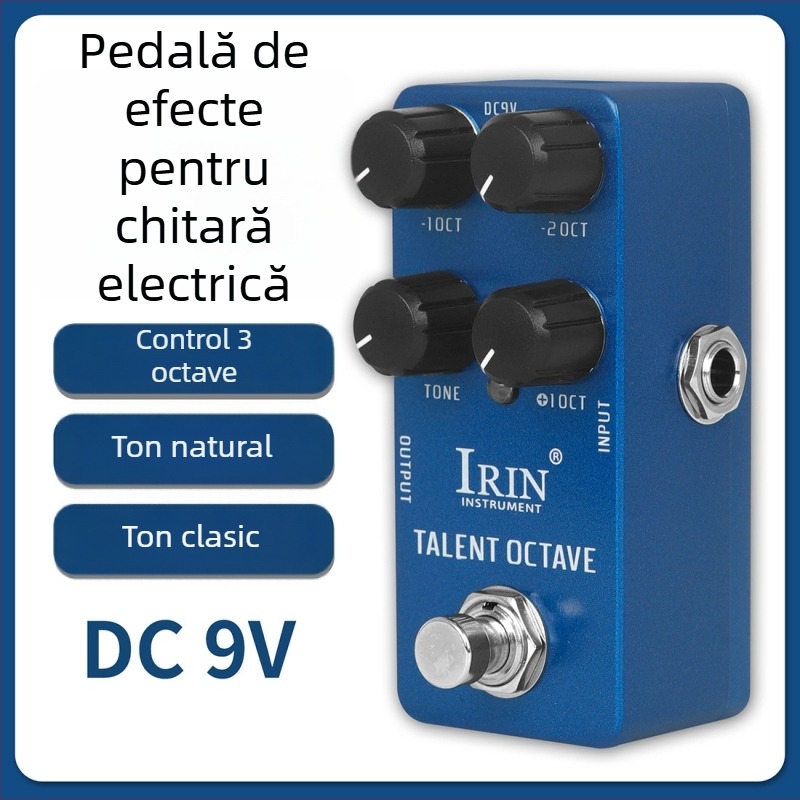 Irin Irene Talentoctave Pedal de efect pentru chitară electrică: Distorsiune, Overdrive, Tremolo, Chorus