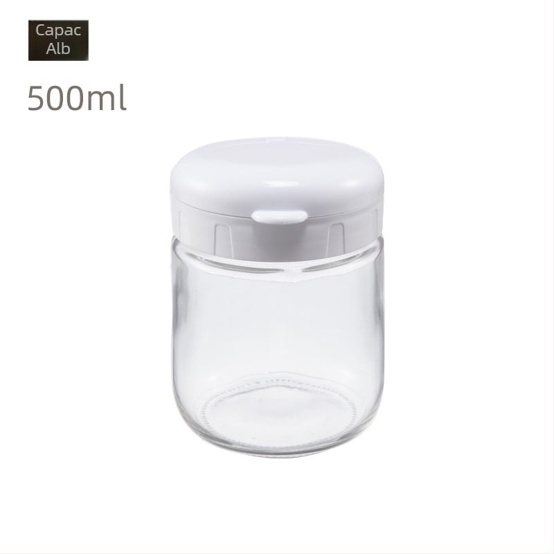 Borcan de sticlă pentru murături de fructe, sigilat, de calitate alimentară