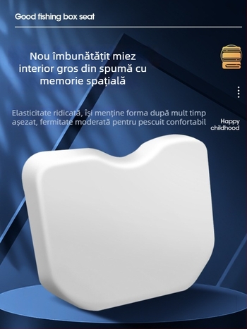 Chao Yu Pernă de șezut pentru cutia de pescuit, anti-dureri la șezut, impermeabilă, pernă EVA groasă cu ventuză