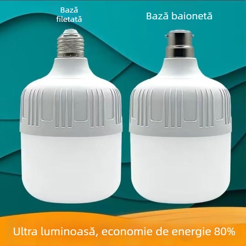 bec LED pentru uz casnic, cu bază E27, protecție a ochilor, economie de energie, lumină albă, IP66, corp din aluminiu, abajur PC, 30–40W, 220V, fără reglaj de intensitate