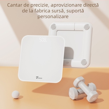 LFScale cântar digital de greutate, cântar compact pentru uz casnic, măsurare precisă a greutății, capacitate 180 kg