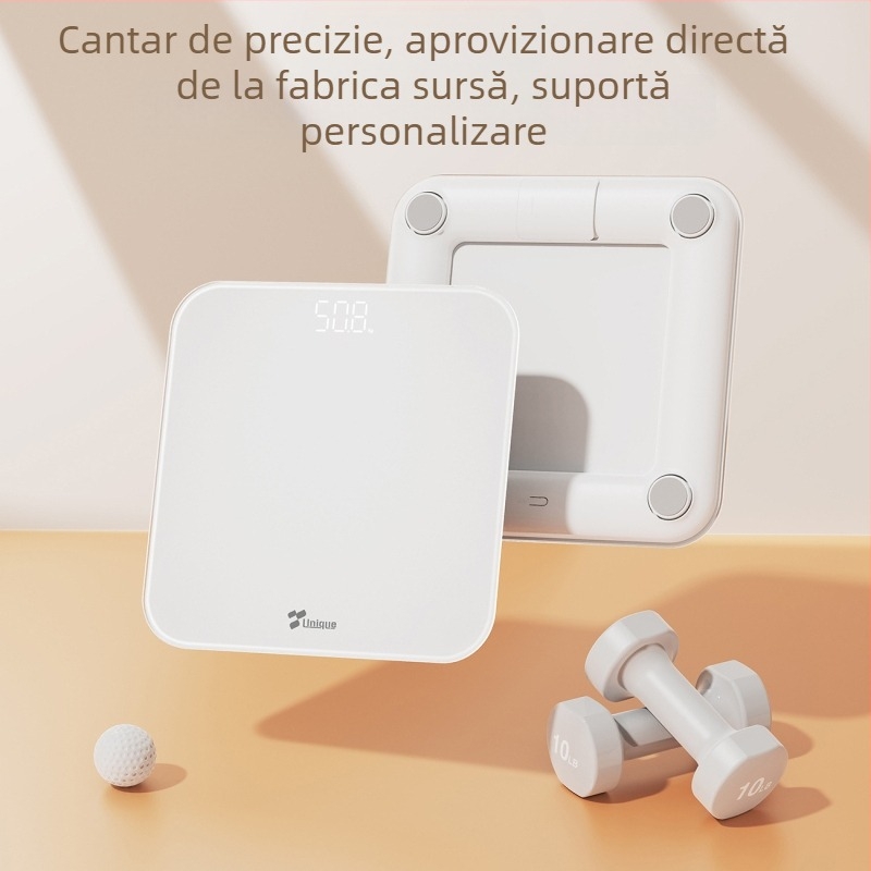 LFScale cântar digital de greutate, cântar compact pentru uz casnic, măsurare precisă a greutății, capacitate 180 kg