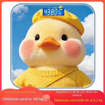 Un cântar digital de baie, design desen animat, măsurare precisă a greutății, pentru adulți, uz casnic
