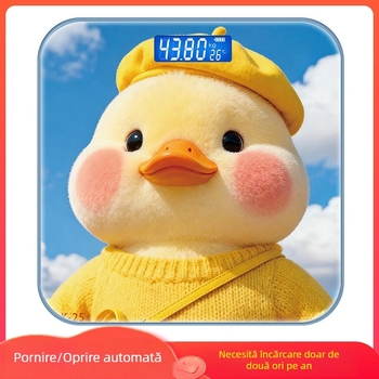 Un cântar digital de baie, design desen animat, măsurare precisă a greutății, pentru adulți, uz casnic