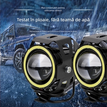 Far LED pentru motociclete și vehicule electrice, lumină strob, iluminare modificată, ultra-luminosa, laser exterior U7 și Transformers