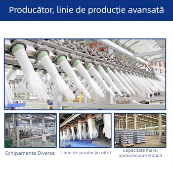 Mănuși de unică folosință din nitril pentru spălat vase, bucătărie, durabile, alimentare, rezistente la ulei, lungime mărită