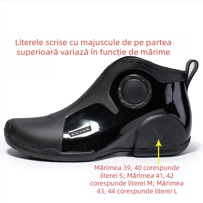 Pantofi de ploaie din cauciuc pentru bărbați, impermeabili, antiderapante, pentru pescuit și activități în aer liber