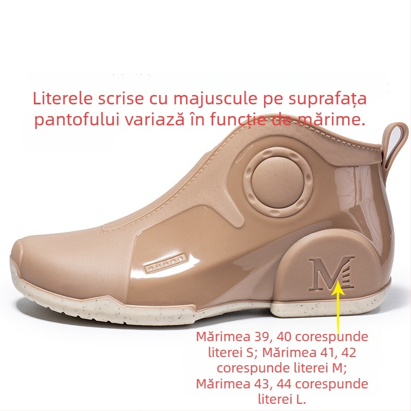 Pantofi de ploaie din cauciuc pentru bărbați, impermeabili, antiderapante, pentru pescuit și activități în aer liber