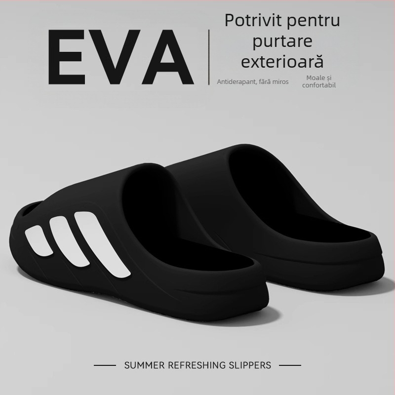 Papuci sport outdoor pentru bărbați, vară 2025, talpă groasă, rezistenți la uzură, antiderapante, anti-miros