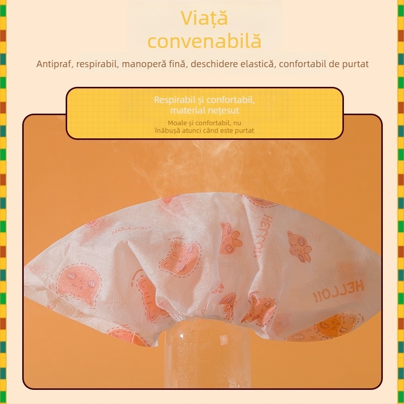 Capace de încălțăminte de unică folosință, din material nețesut, îngroșate, imprimate, rezistente la uzură, pentru adulți, pentru utilizare în interior, antiderapante, extra groase