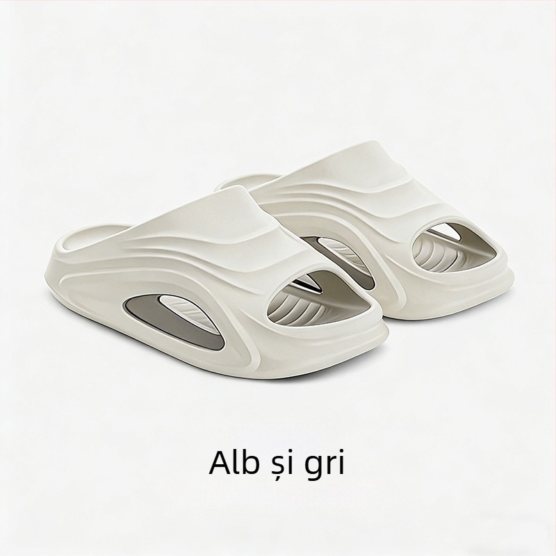 Sandale slide din spumă EVA pentru bărbați – vară, anti-alunecare, anti-miros, liniștite, uscate rapid, pentru casă și exterior