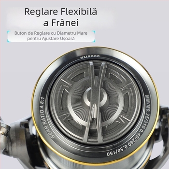 NGK mulinetă de pescuit din metal, mare capacitate pentru pescuit în mare