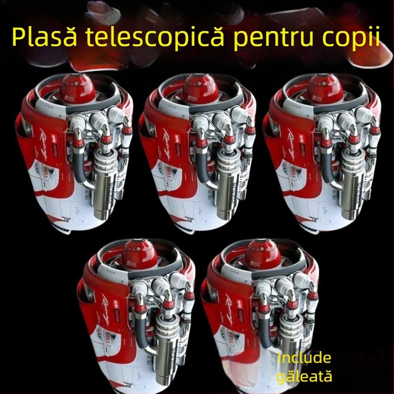 Versiune îmbunătățită a plasei pliabile pentru copii, pentru pescuit și prinderea insectelor zburătoare și a fluturilor — jucărie de apă