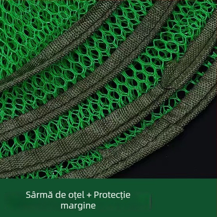 Protecție din nano nylon pentru pescuit, cu buzunar pentru plasă, portabil