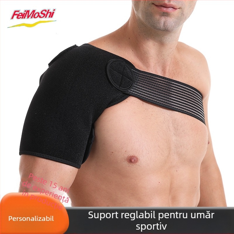 Protecție de umăr respirabilă pentru sporturi – pentru baschet, badminton, haltere, împins de la bancă și genuflexiuni