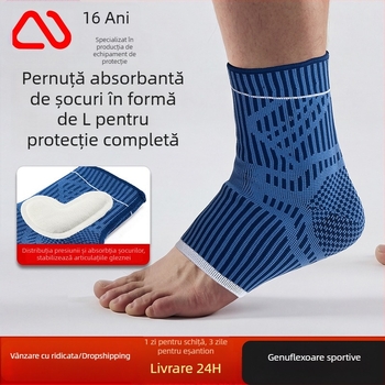 Orteza de gleznă tricotată, respirabilă, pentru alergare, cu elasticitate înaltă, protecție împotriva entorsei