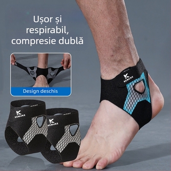 Protector de gleznă sport Cross-Border, design deschis, compresie anti-învârtire, pentru alergare și baschet