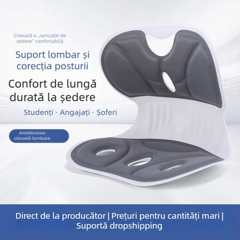 Perne ergonomic lombare pentru elevi, pentru corectarea poziției de șezut, suport lombar pentru scaun de birou pentru ședere îndelungată
