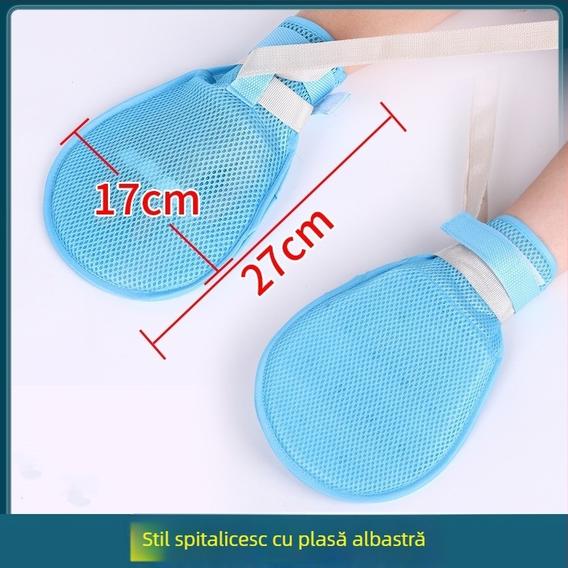 Mănuși de restricție respirabile pentru mână, curea de fixare pentru îngrijire la vârstnici