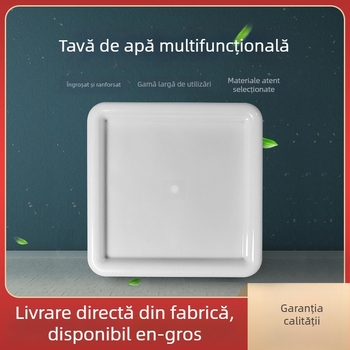 Tavă de drenaj dreptunghiulară pentru bucătărie, din polipropilenă transparentă