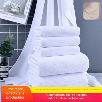 Prosoape de hotel din microfibră, albe, de unică folosință, pentru uz general