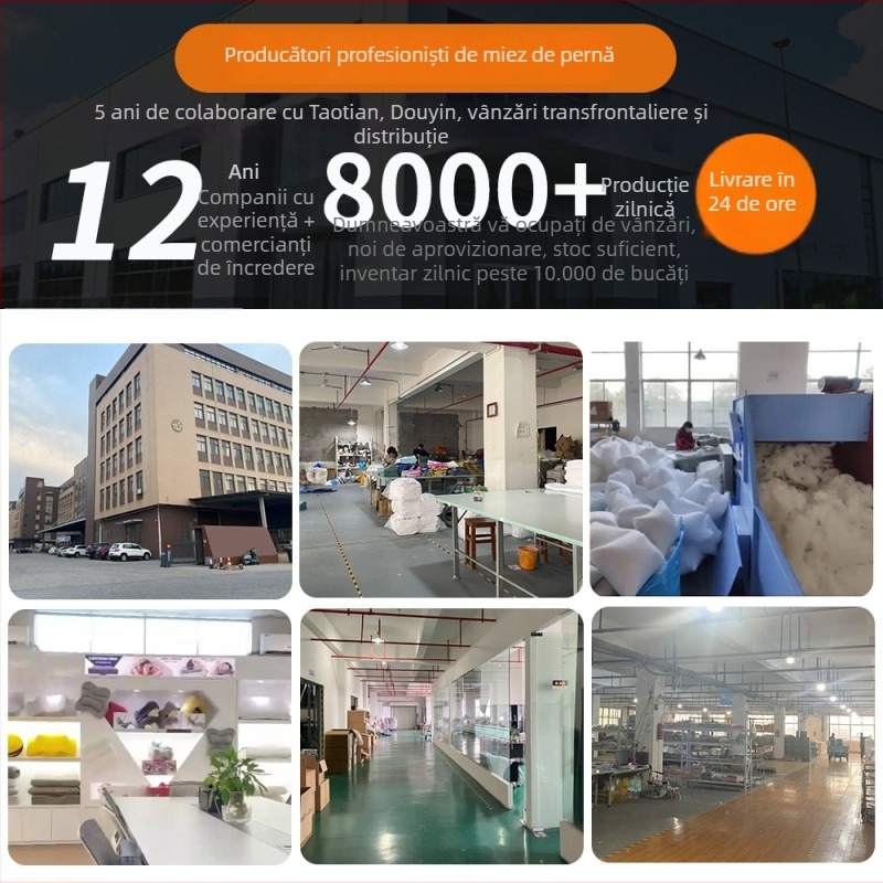 Miez de pernă tricotat pentru susținerea cervicală, pernă individuală pentru uz casnic sau în cămin, ajutor pentru somn