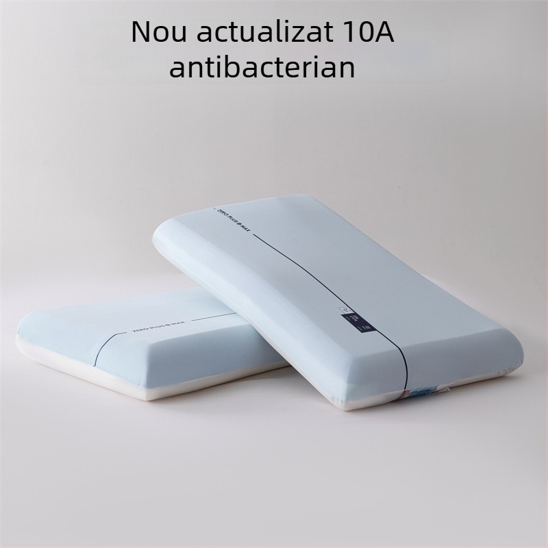Pernă dreptunghiulară din spumă cu memorie pentru susținerea cervicală, revenire lentă, somn profund