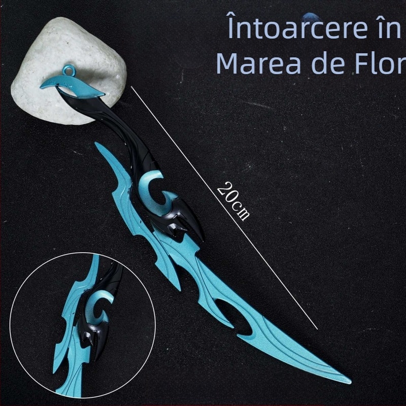 Pesticide game peripherals – Model de armă din metal, 22 cm, din aliaj – recuzită decorativă, neascuțit