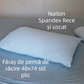 Husă de pernă Ice Silk cu căptușeală din nylon, Clasa A, pentru învelișul nucleului pernei, vară