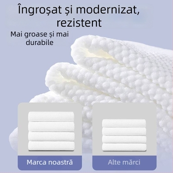 Prosoape de unică folosință, extrem de groase, ambalate individual, pentru hoteluri și pensiuni, pentru utilizare umedă și uscată