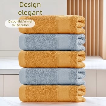 Set de prosoape de baie în șapte culori, bumbac 60% / poliester 40%