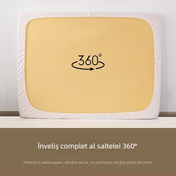 Cearșaf de pat impermeabil, tricot Jacquard, cu strat de aer, pentru protecția saltelei hotelului