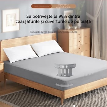 Fixatoare pentru cearșafuri în stil japonez, antiderapante, clipsuri fără ace, clipsuri invizibile cu canal