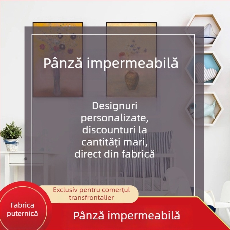 Tablou pe pânză impermeabilă pentru hol și sufragerie, fundal pentru televizor, decor personalizat