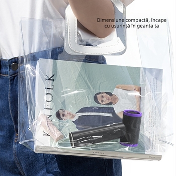 Ventilator de mână cu încărcare USB, flux de aer înalt pentru exterior, compact și portabil, cu 100 trepte de viteză