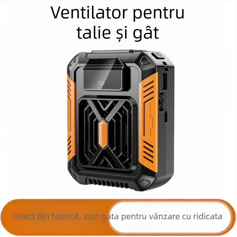 Ventilator de talie cu răcire pe semiconductori, mini aer condiționat portabil pentru exterior