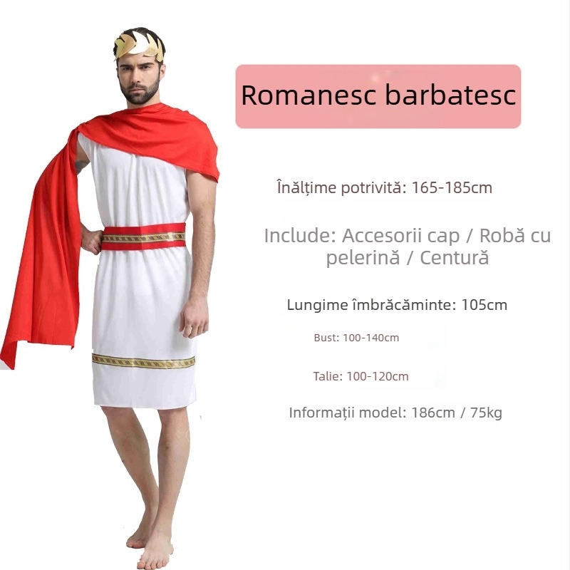 Costum de Halloween pentru cuplu: șal roșu, Egiptul antic și Grecia antică, costum de scenă cosplay DS