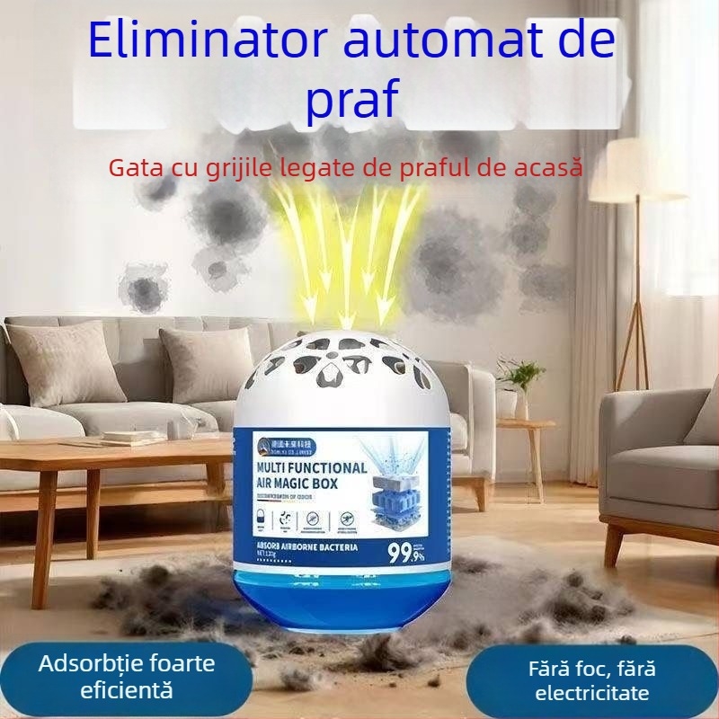 Cutie de purificare a aerului pentru eliminarea prafului și mucegaiului, cu desicant