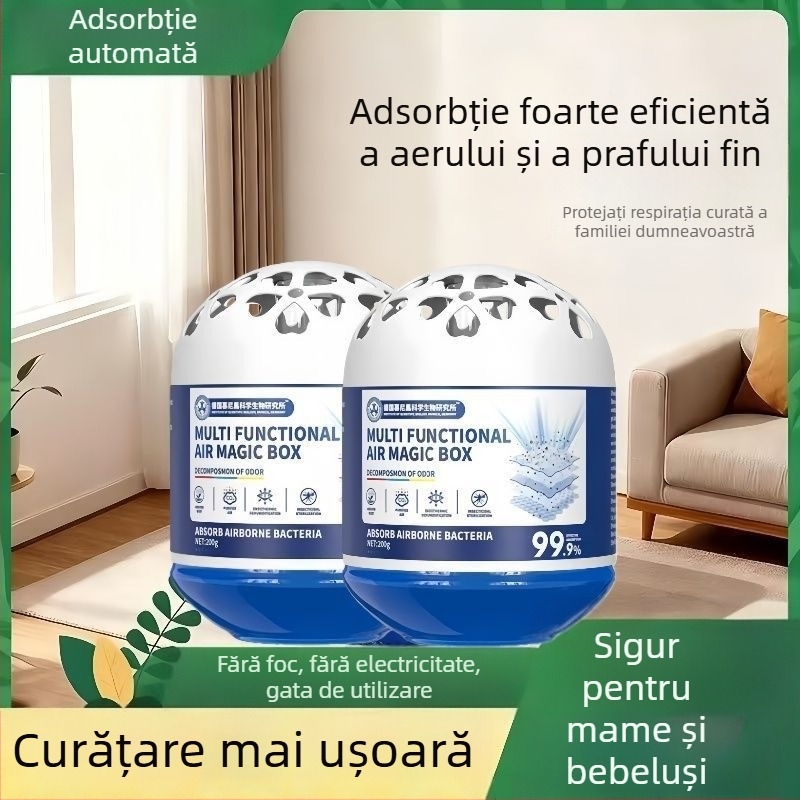 Cutie de purificare a aerului pentru eliminarea prafului și mucegaiului, cu desicant