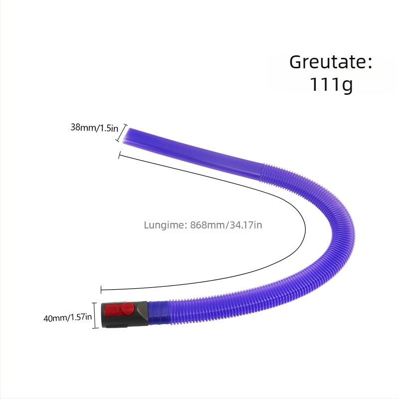 Accesorii pentru aspirator Dyson V7-V15: furtun de curățare pentru uscător și duză plată pentru spații înguste