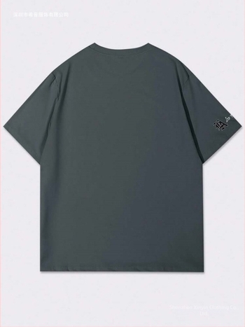 Manfinity LEGND Tricou bărbătesc din bumbac, imprimeu simplu cu logo, guler rotund, mâneci scurte