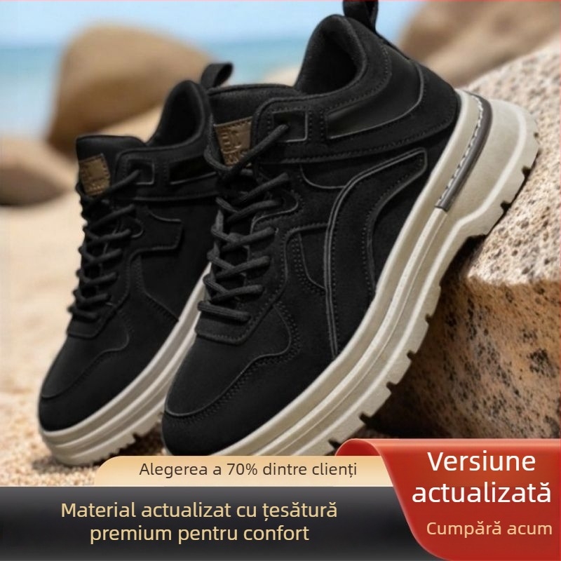 Ghete de lucru pentru bărbați, noi în toamnă, stil retro, teniși cu talpă joasă și pantofi casual
