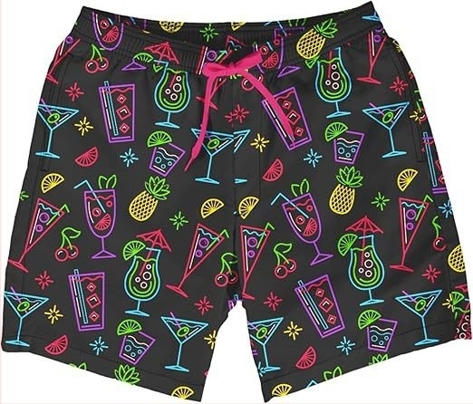 Șorturi de plajă pentru bărbați, uscare rapidă, 4 inch inseam, șorturi sport casual pentru înot cu căptușeală din plasă, poliester
