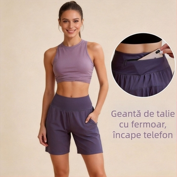 Pantaloni Harajuku, ușori, imprimeu, talie medie-joasă, cinci lungimi, design pe spatele taliei, țesătură tip piele, cu etichetă