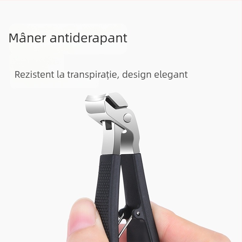 Clește pentru unghii din oțel inoxidabil, deschidere mare, instrument de manichiură pentru uz casnic, pentru unghii groase