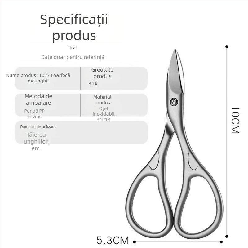 Clește de unghii din oțel inoxidabil pentru bărbați, tăietori ascuțite pentru unghii ale mâinilor și picioarelor, portabile pentru uz casnic