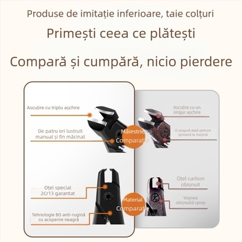 Noul instrument de pedicură pentru tăiat unghii, clește cu deschidere mare și gură înclinată, pentru uz casnic