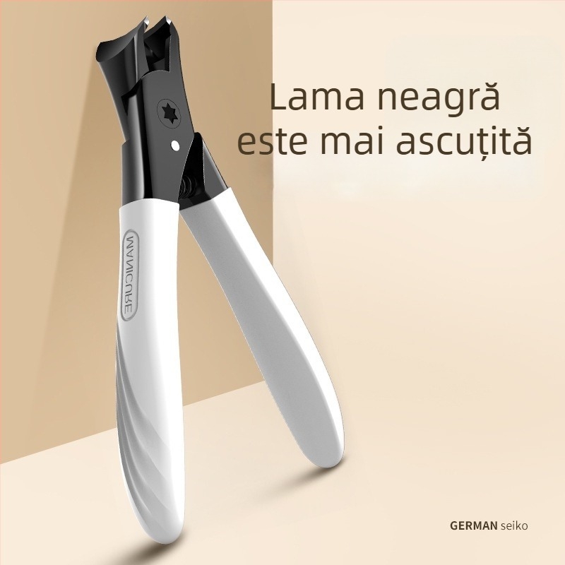 Noul instrument de pedicură pentru tăiat unghii, clește cu deschidere mare și gură înclinată, pentru uz casnic