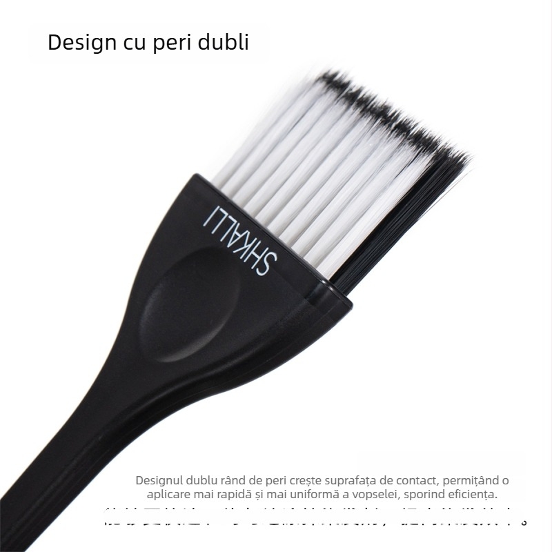 Pensulă pentru vopsit părul, cu peri moi, pentru stilisti – instrument profesional de colorare